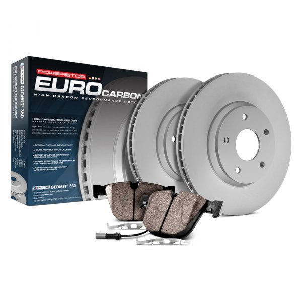  PowerStop® - Euro-Stop™ Premium Plain Front Brake Kit