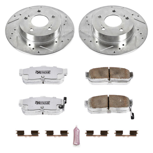 PowerStop® K1168-26 - 1-Click Street Warrior Z26 Drilled and