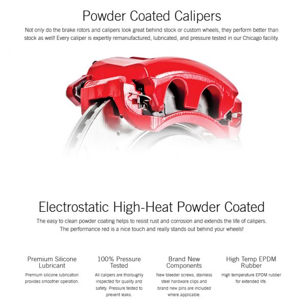 PowerStop® - Performance Disc Brake Caliper Features