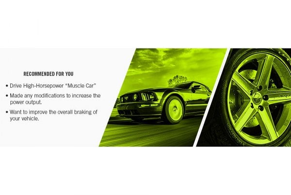 PowerStop® Z26-1346 - Z26 Extreme Street Performance Carbon