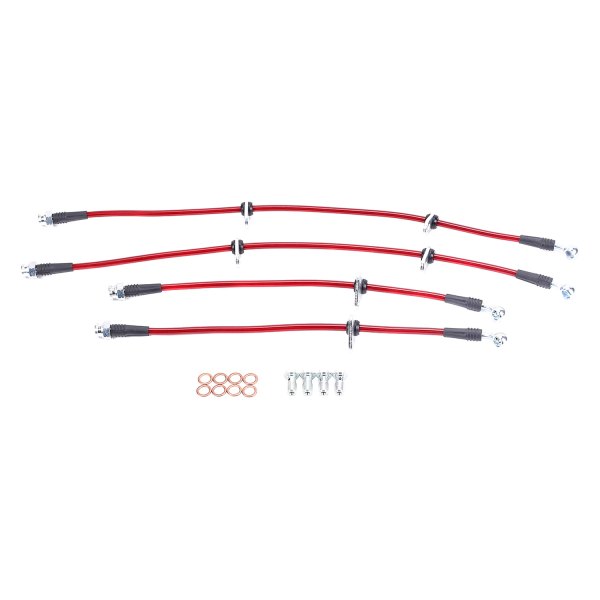  PowerStop® - Stainless Steel Braided Front and Rear Brake Hose Kit