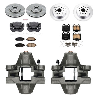 PowerStop® - 1-Click OE Replacement Brake Kits with Calipers Kit