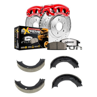 PowerStop® - 1-Click Extreme Truck and Tow Brake Kits with Calipers Kit