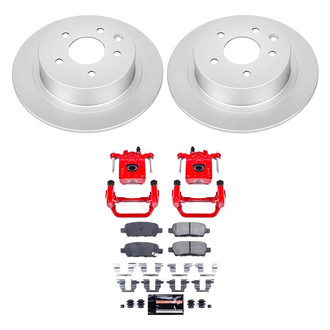 PowerStop® - Z23 Evolution Sport Plain Rear Brake Kit with Calipers