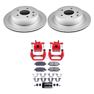 PowerStop® - Z23 Evolution Sport Plain Rear Brake Kit with Calipers