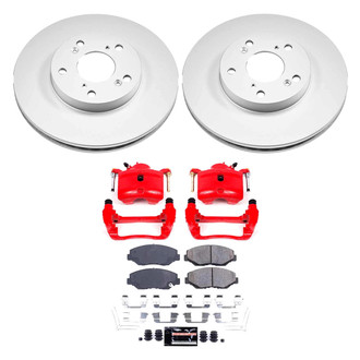 PowerStop® - Z23 Evolution Sport Plain Front Brake Kit with Calipers