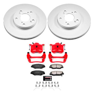 PowerStop® - Z36 Extreme Plain Front Brake Kit with Calipers