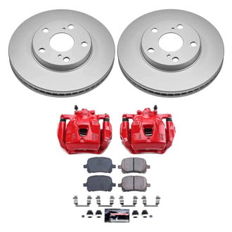 PowerStop® - Z23 Evolution Sport Plain Front Brake Kit with Calipers