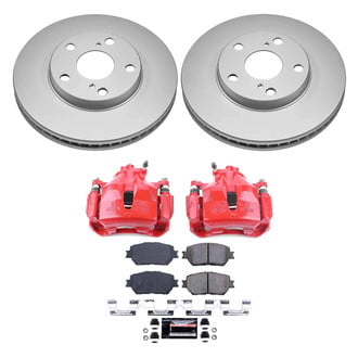 PowerStop® - Z23 Evolution Sport Plain Front Brake Kit with Calipers