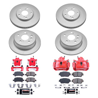 PowerStop® - Z23 Evolution Sport Plain Front and Rear Brake Kit with Calipers