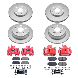 PowerStop® - Z23 Evolution Sport Plain Front and Rear Brake Kit with Calipers