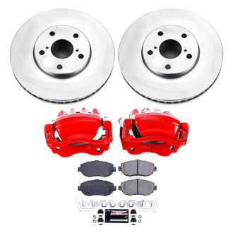 PowerStop® - Z23 Evolution Sport Plain Front Brake Kit with Calipers