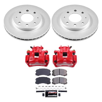 PowerStop® - Z23 Evolution Sport Plain Front Brake Kit with Calipers
