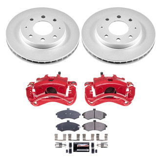 PowerStop® - Z23 Evolution Sport Plain Front Brake Kit with Calipers