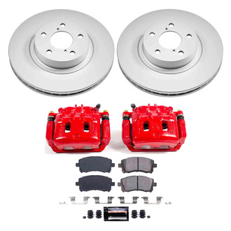 PowerStop® CPC1120-23 - Z23 Evolution Sport Plain Front Brake Kit with Calipers