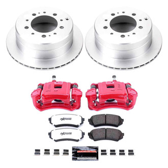 PowerStop® - Z36 Extreme Plain Rear Brake Kit with Calipers