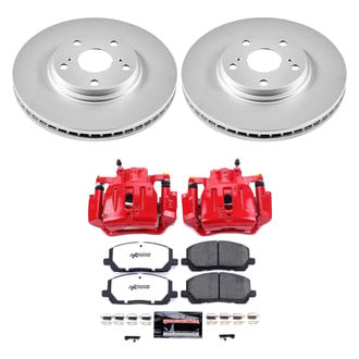 PowerStop® - Z36 Extreme Plain Front Brake Kit with Calipers