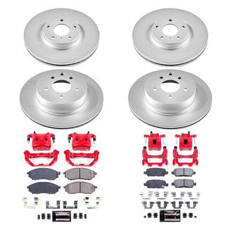 PowerStop® - Z23 Evolution Sport Plain Front and Rear Brake Kit with Calipers