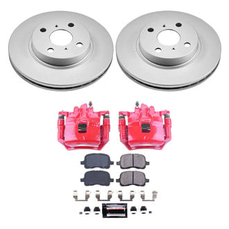 PowerStop® - Z23 Evolution Sport Plain Front Brake Kit with Calipers