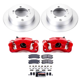 PowerStop® - Z23 Evolution Sport Plain Rear Brake Kit with Calipers