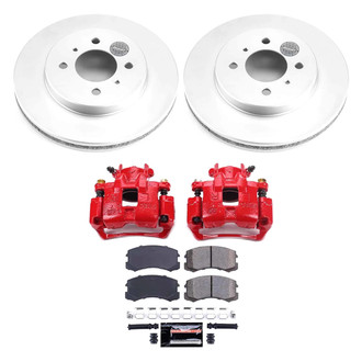 PowerStop® - Z23 Evolution Sport Plain Front Brake Kit with Calipers