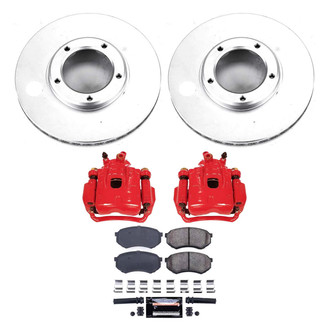 PowerStop® - Z23 Evolution Sport Plain Front Brake Kit with Calipers