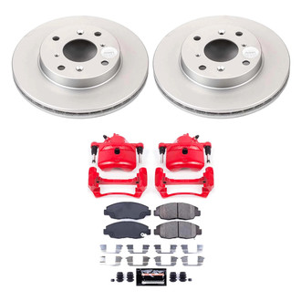 PowerStop® - Z23 Evolution Sport Plain Front Brake Kit with Calipers
