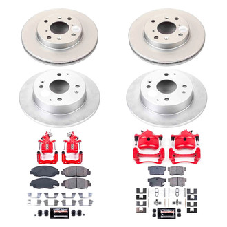 PowerStop® - Z23 Evolution Sport Plain Front and Rear Brake Kit with Calipers