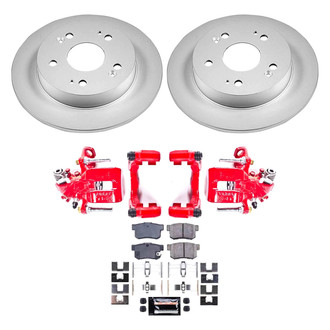 PowerStop® - Z23 Evolution Sport Plain Rear Brake Kit with Calipers