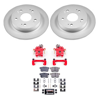 PowerStop® - Z23 Evolution Sport Plain Rear Brake Kit with Calipers