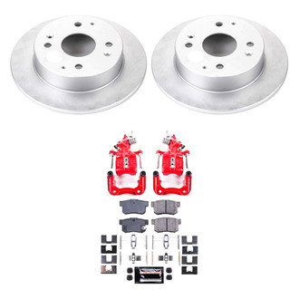 PowerStop® - Z23 Evolution Sport Plain Rear Brake Kit with Calipers
