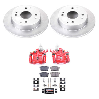 PowerStop® - Z23 Evolution Sport Plain Rear Brake Kit with Calipers