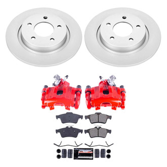 PowerStop® - Z23 Evolution Sport Plain Rear Brake Kit with Calipers