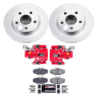 PowerStop® - Z23 Evolution Sport Plain Rear Brake Kit with Calipers