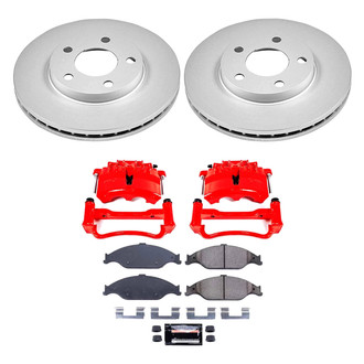 PowerStop® - Z23 Evolution Sport Plain Front Brake Kit with Calipers