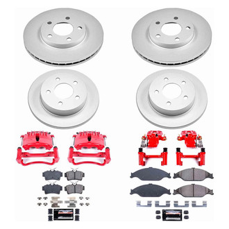 PowerStop® - Z23 Evolution Sport Plain Brake Kit with Calipers