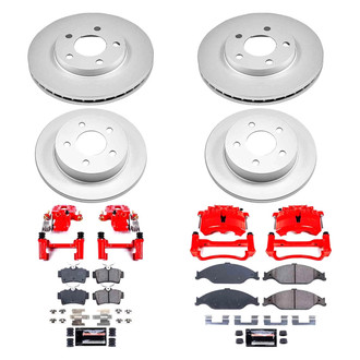 PowerStop® - Z23 Evolution Sport Plain Front and Rear Brake Kit with Calipers