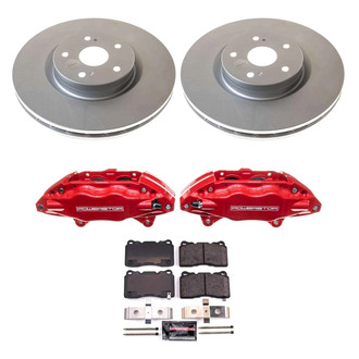 PowerStop® - Z23 Evolution Sport Plain Front Brake Kit with Calipers