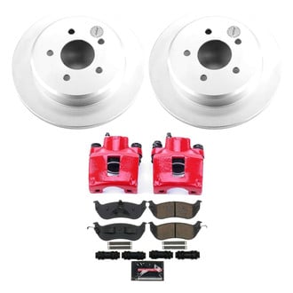 PowerStop® - Z23 Evolution Sport Plain Rear Brake Kit with Calipers