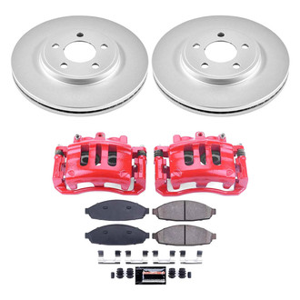 PowerStop® - Z23 Evolution Sport Plain Front Brake Kit with Calipers