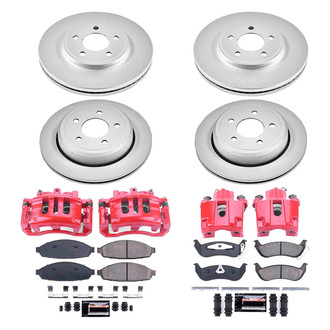 PowerStop® - Z23 Evolution Sport Plain Brake Kit with Calipers