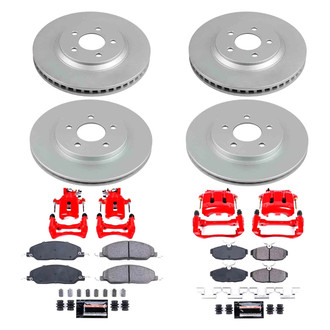PowerStop® - Z23 Evolution Sport Plain Brake Kit with Calipers