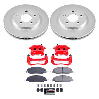 PowerStop® - Z23 Evolution Sport Plain Front Brake Kit with Calipers