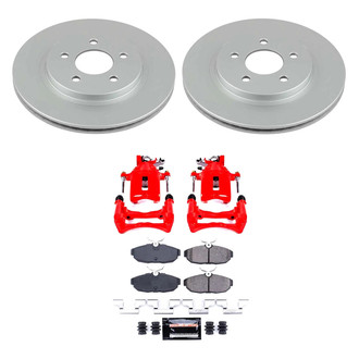 PowerStop® - Z23 Evolution Sport Plain Rear Brake Kit with Calipers