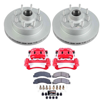 PowerStop® - Z23 Evolution Sport Plain Front Brake Kit with Calipers