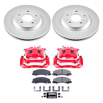 PowerStop® - Z23 Evolution Sport Plain Front Brake Kit with Calipers