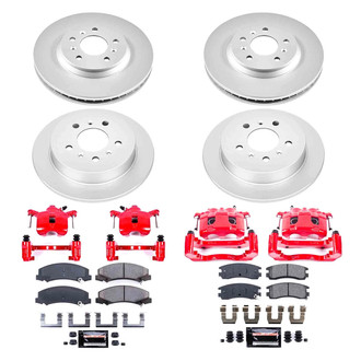 PowerStop® - Z23 Evolution Sport Plain Front and Rear Brake Kit with Calipers