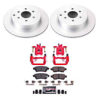 PowerStop® - Z23 Evolution Sport Plain Rear Brake Kit with Calipers