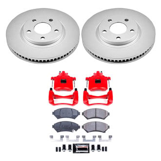 PowerStop® - Z23 Evolution Sport Plain Front Brake Kit with Calipers