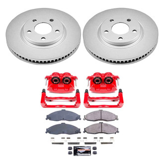 PowerStop® - Z23 Evolution Sport Plain Front Brake Kit with Calipers